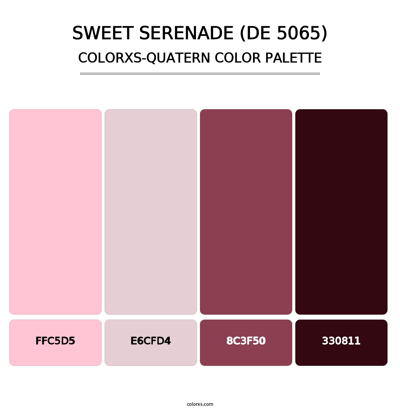 Sweet Serenade (DE 5065) - Colorxs Quatern Palette