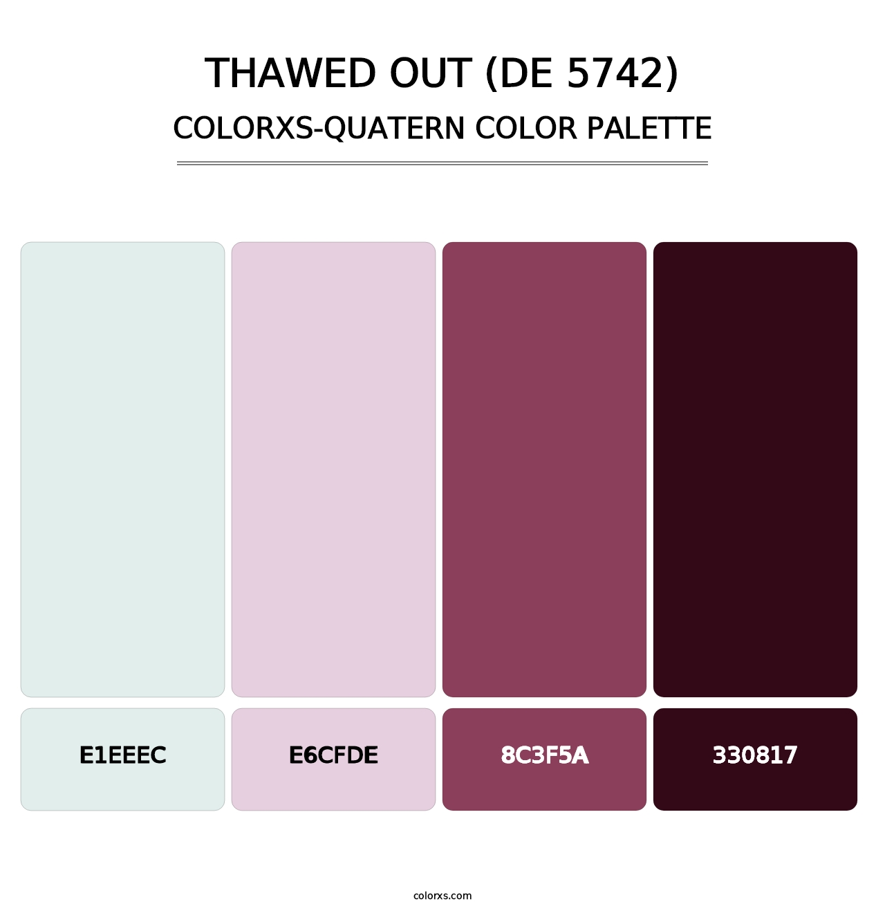 Thawed Out (DE 5742) - Colorxs Quatern Palette