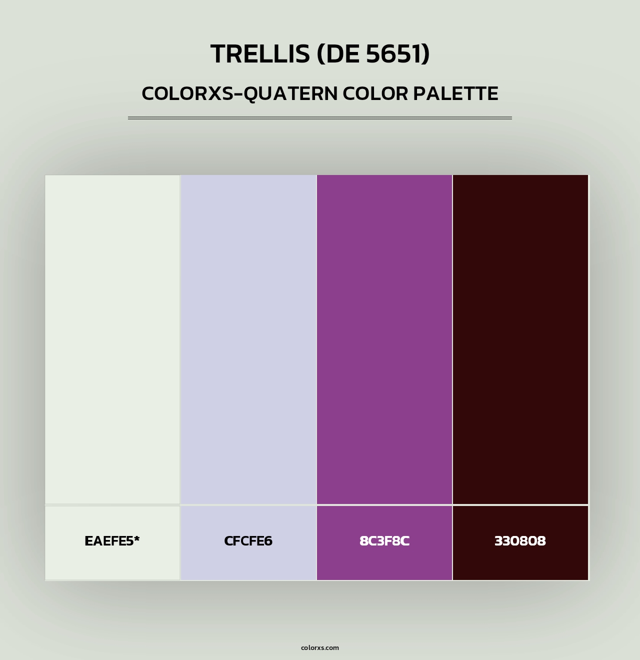 Trellis (DE 5651) - Colorxs Quad Palette