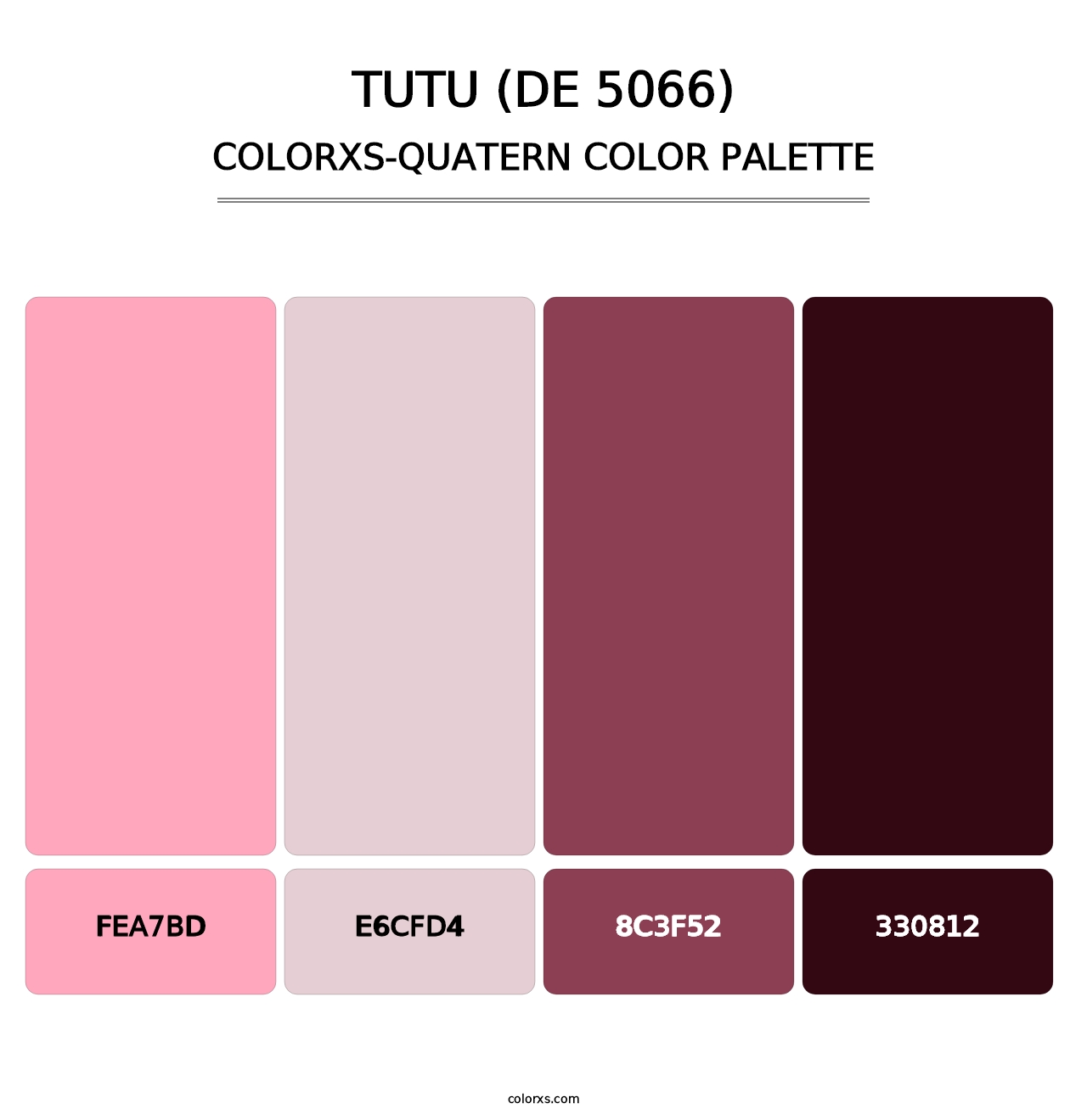 Tutu (DE 5066) - Colorxs Quatern Palette