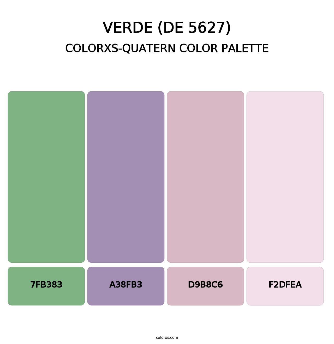 Verde (DE 5627) - Colorxs Quatern Palette