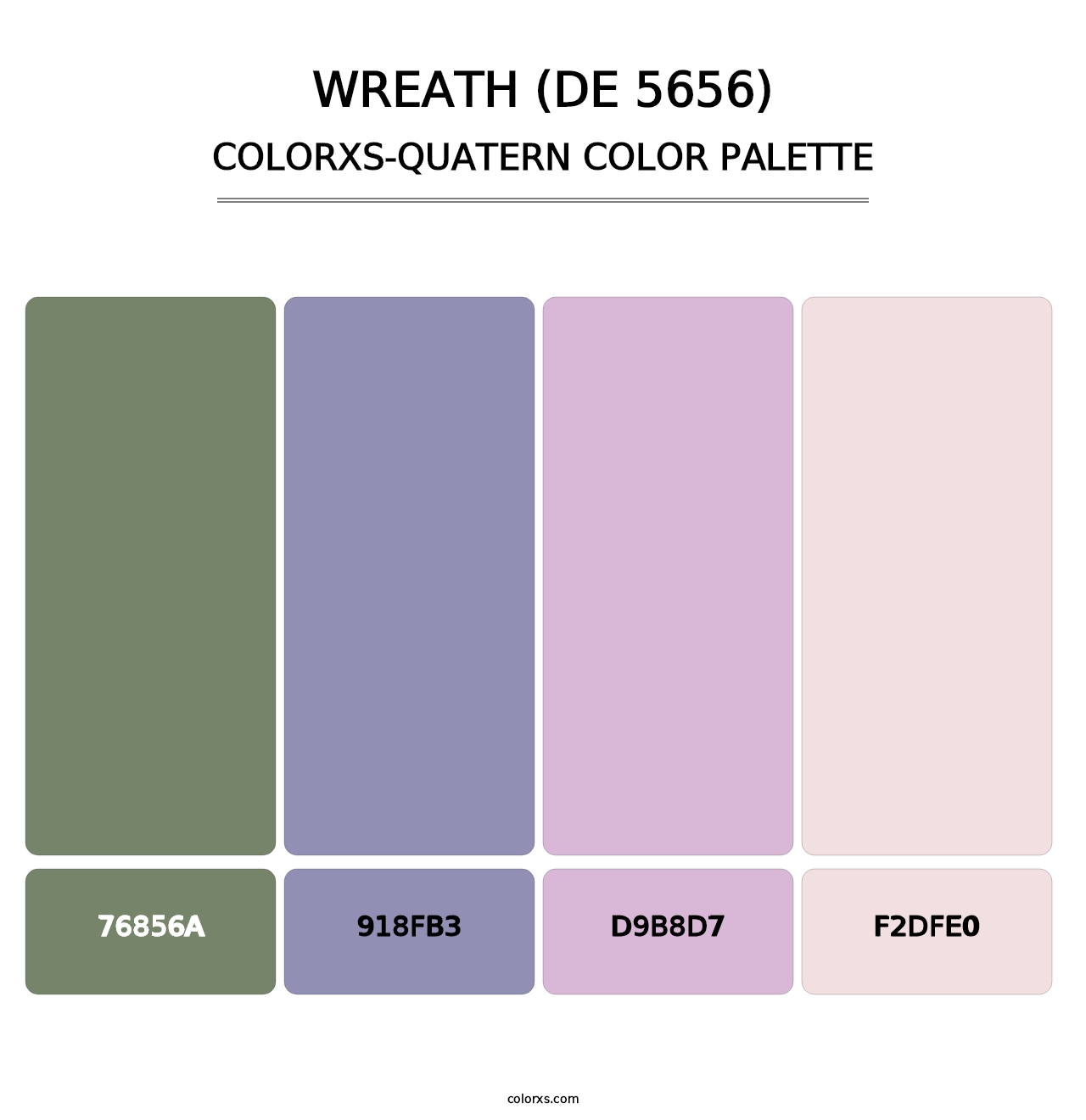 Wreath (DE 5656) - Colorxs Quatern Palette