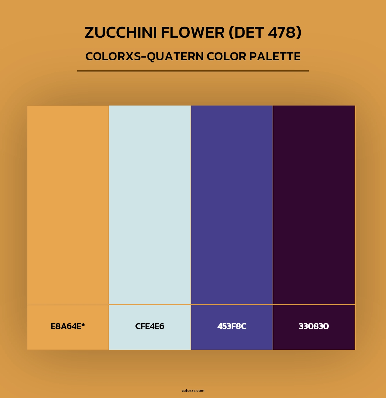 Zucchini Flower (DET 478) - Colorxs Quad Palette