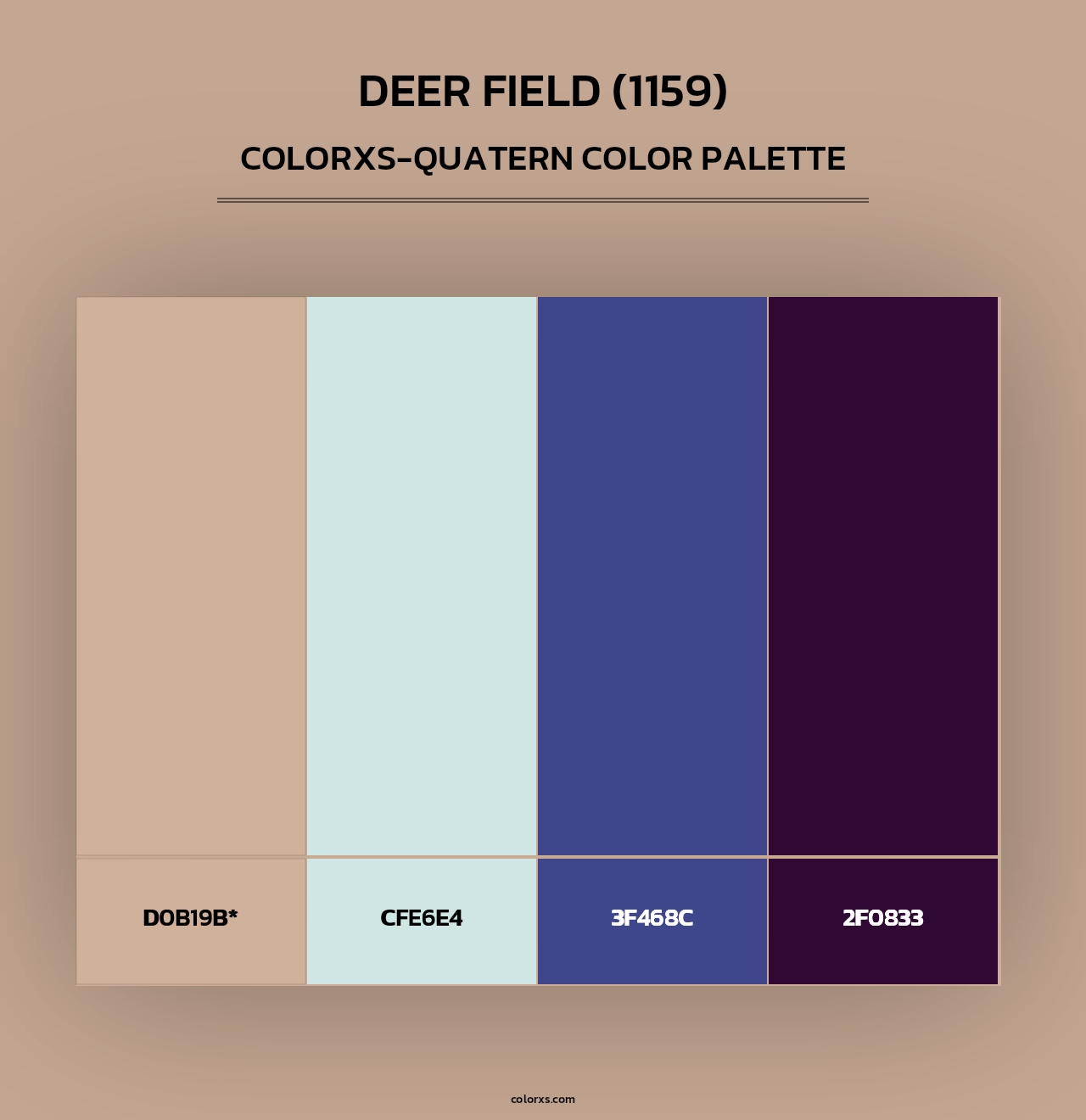 Deer Field (1159) - Colorxs Quad Palette