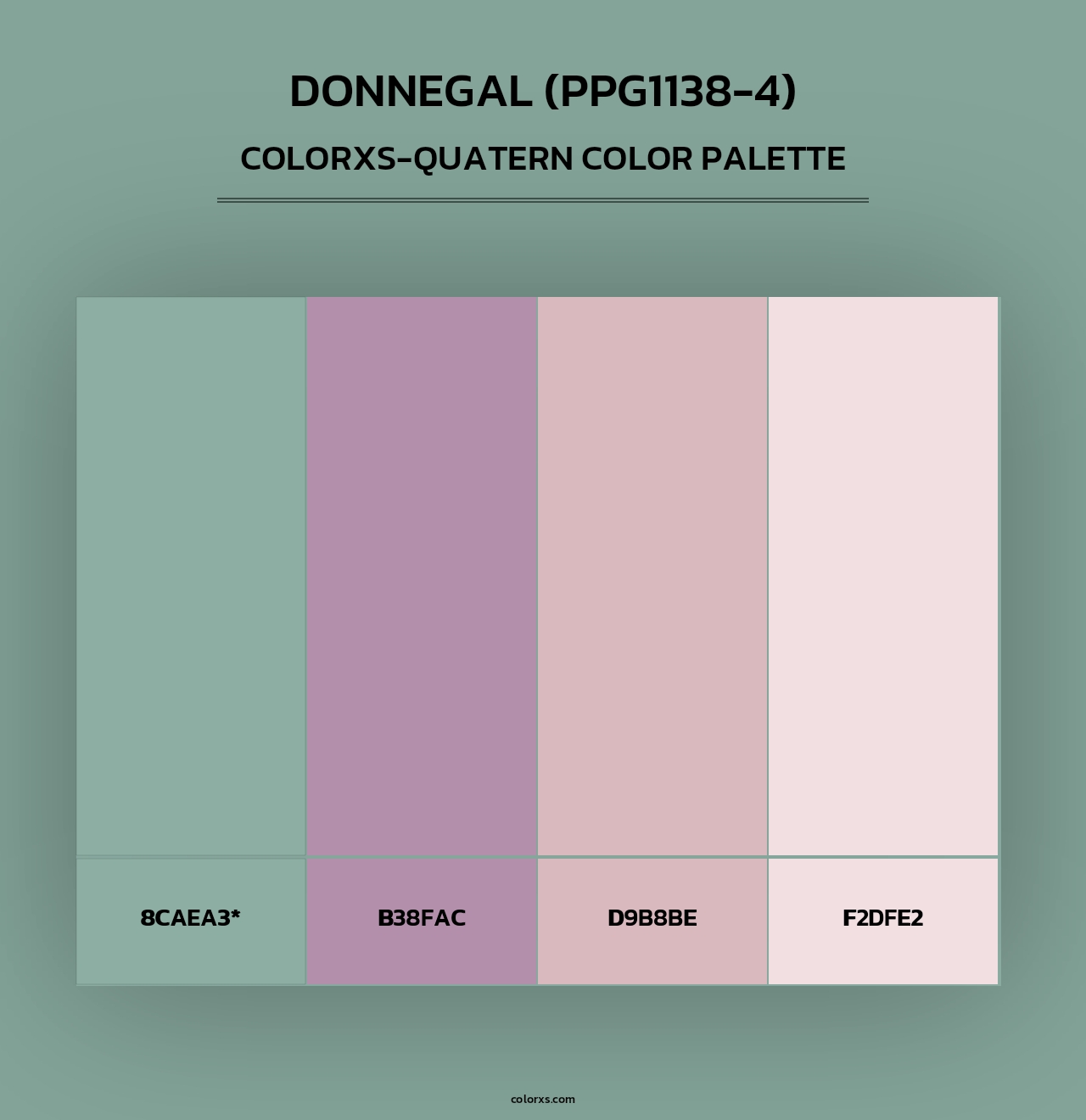 Donnegal (PPG1138-4) - Colorxs Quad Palette