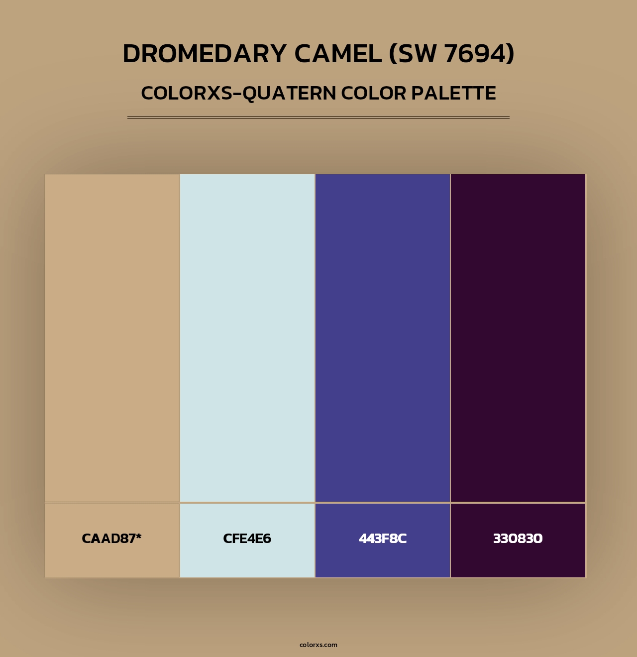 Dromedary Camel (SW 7694) - Colorxs Quad Palette