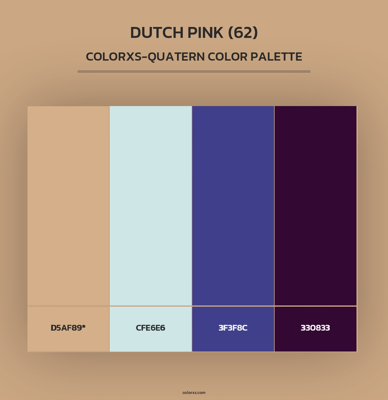 Dutch Pink (62) - Colorxs Quad Palette