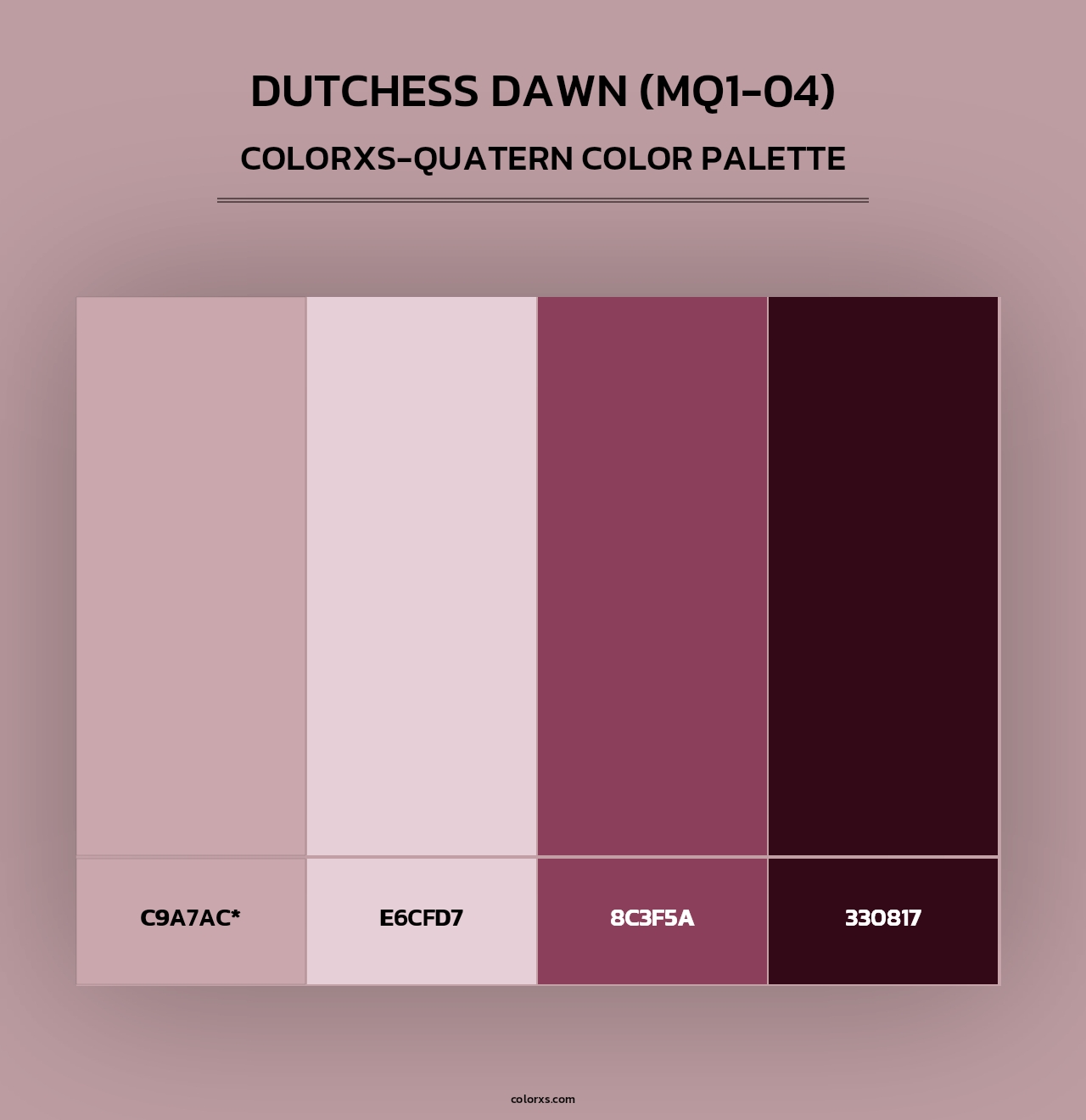 Dutchess Dawn (MQ1-04) - Colorxs Quad Palette