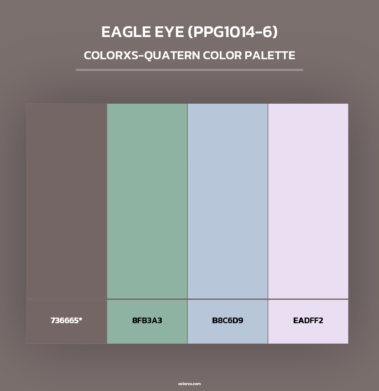 Eagle Eye (PPG1014-6) - Colorxs Quad Palette
