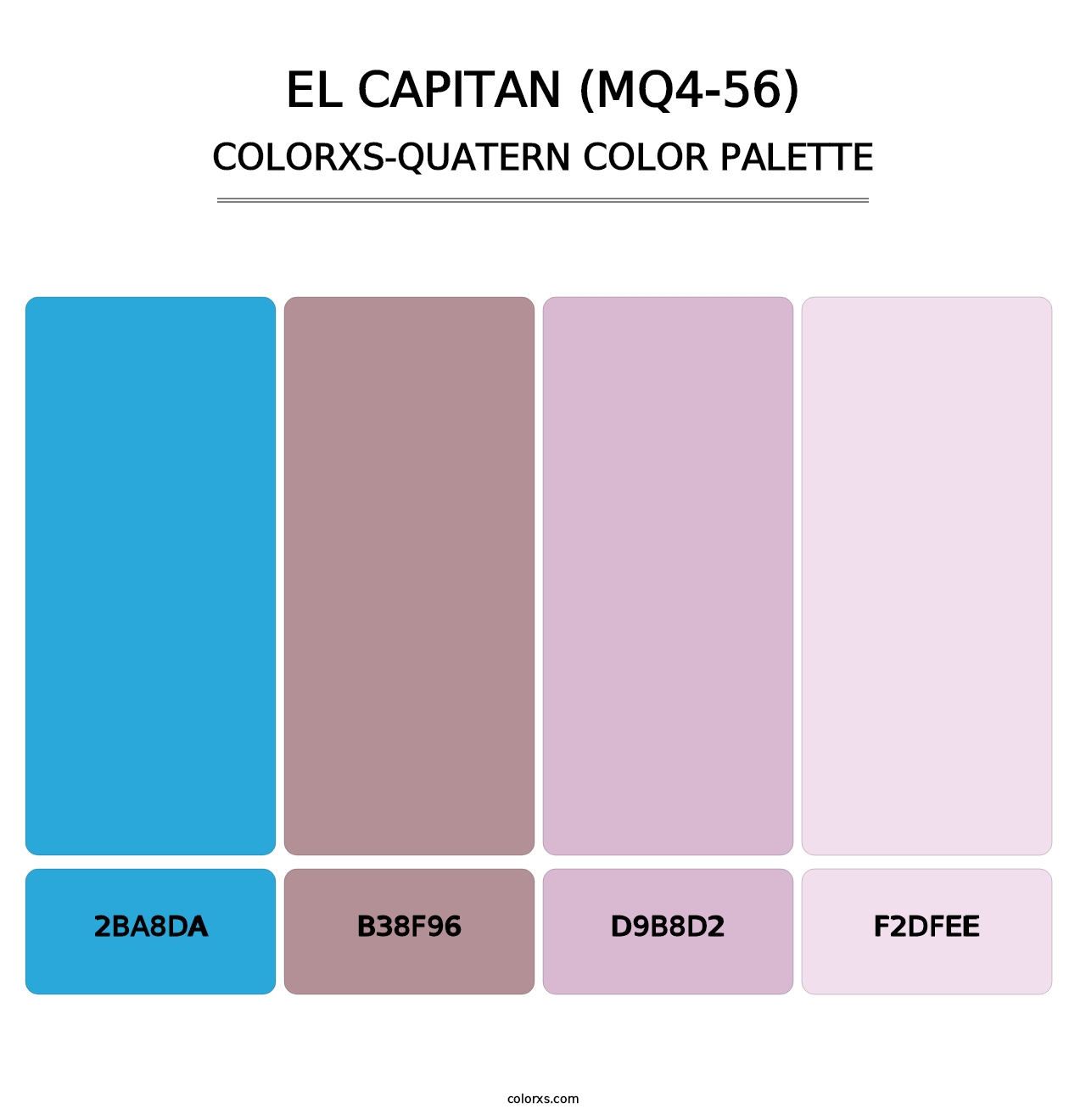 El Capitan (MQ4-56) - Colorxs Quatern Palette