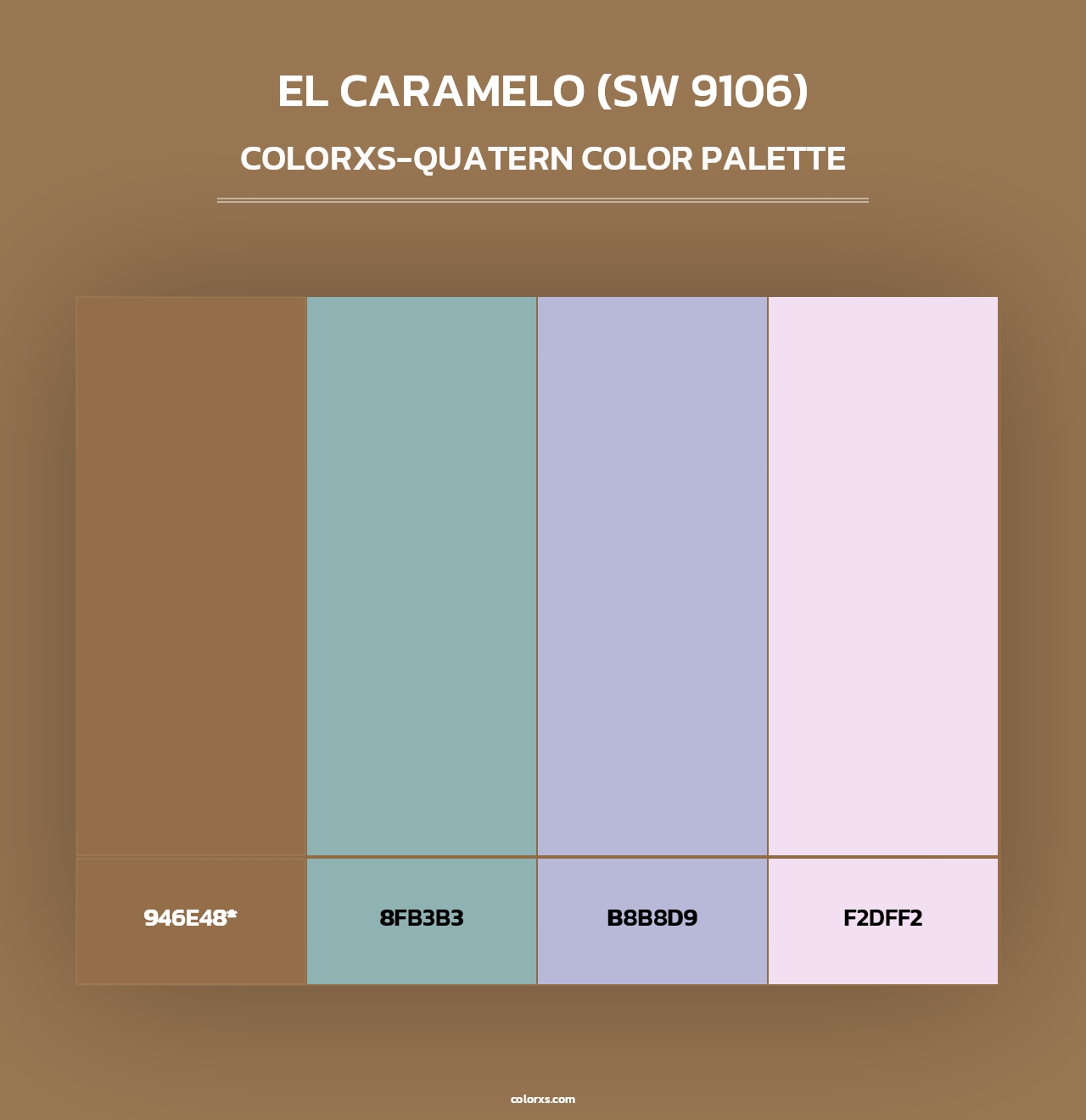 El Caramelo (SW 9106) - Colorxs Quad Palette