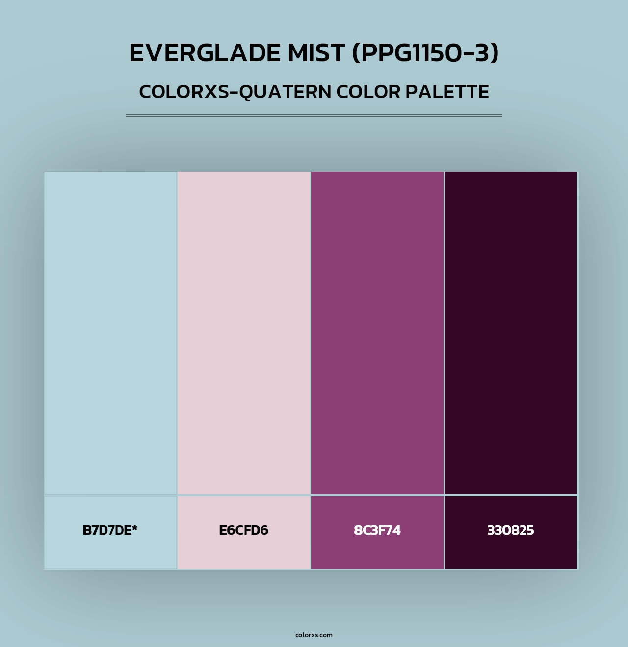 Everglade Mist (PPG1150-3) - Colorxs Quad Palette