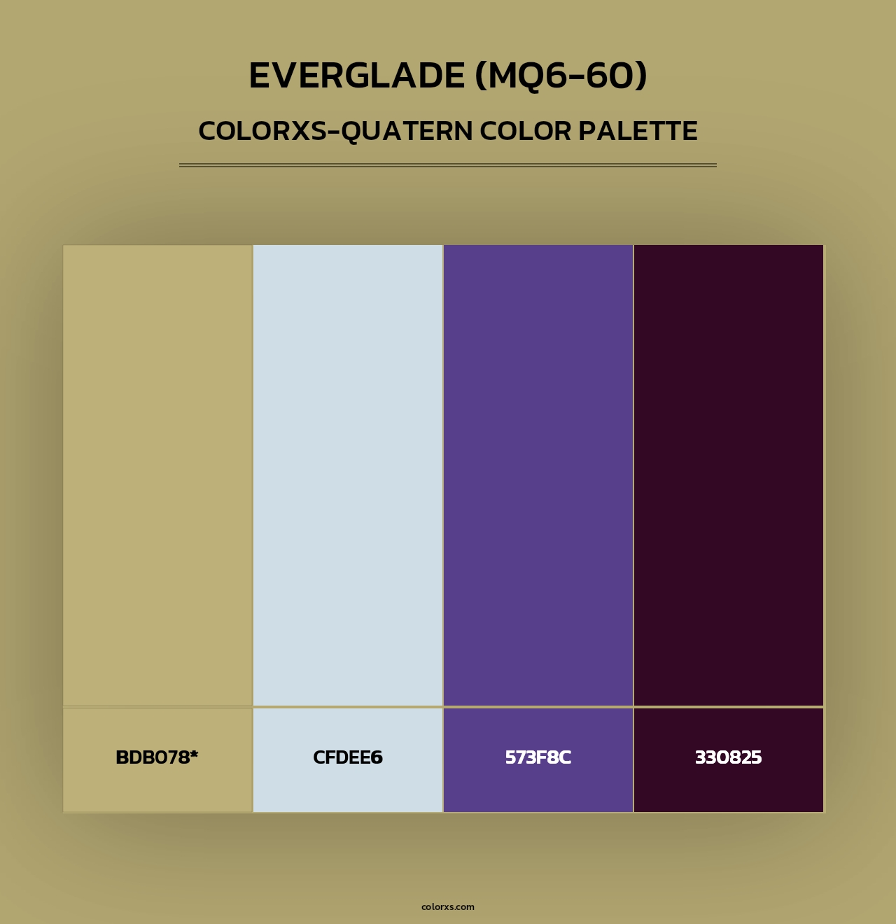 Everglade (MQ6-60) - Colorxs Quad Palette