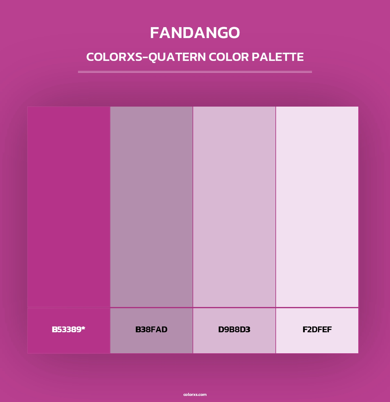 Fandango - Colorxs Quad Palette