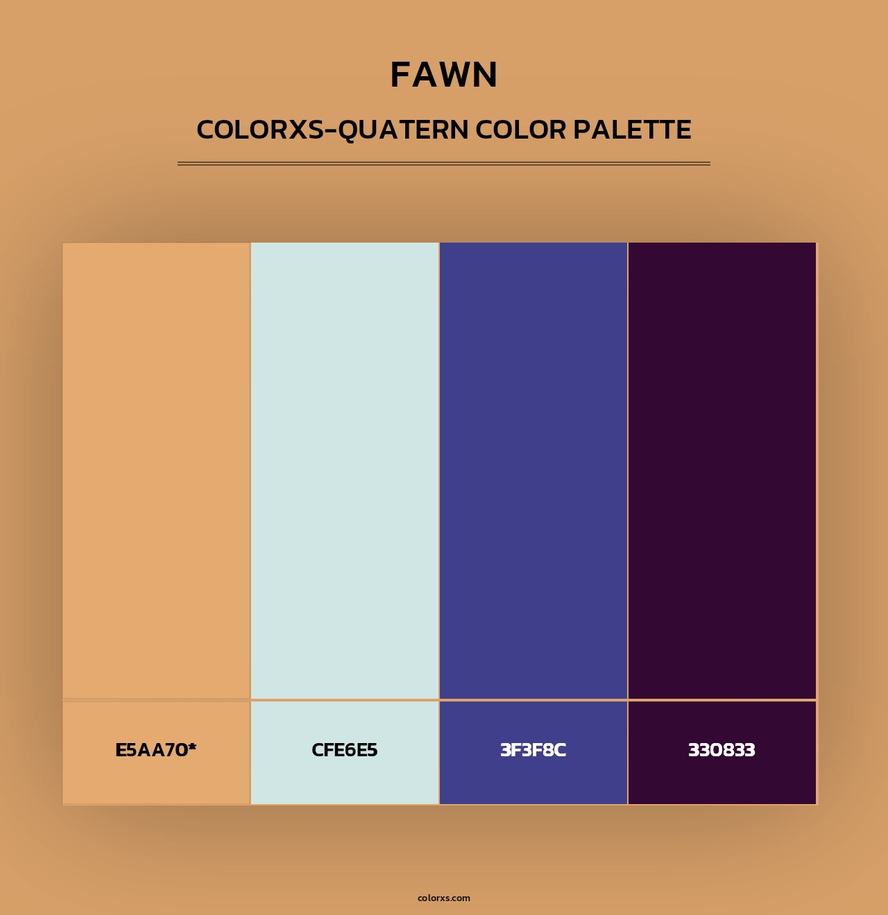 Fawn - Colorxs Quad Palette
