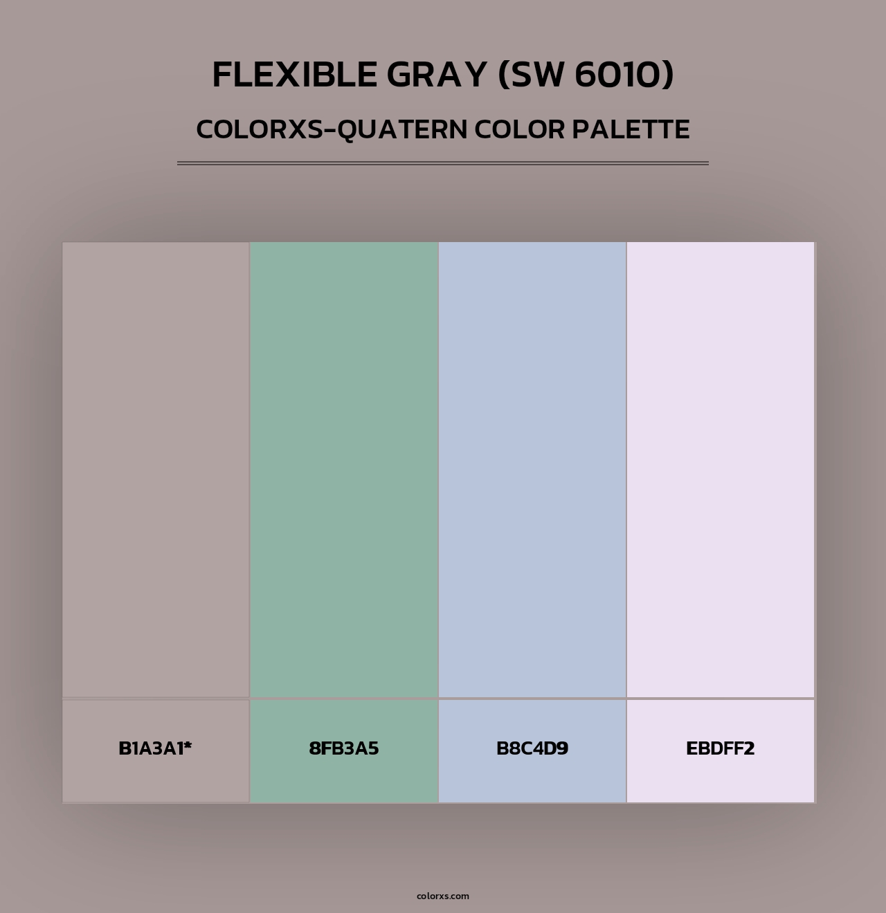 Flexible Gray (SW 6010) - Colorxs Quad Palette