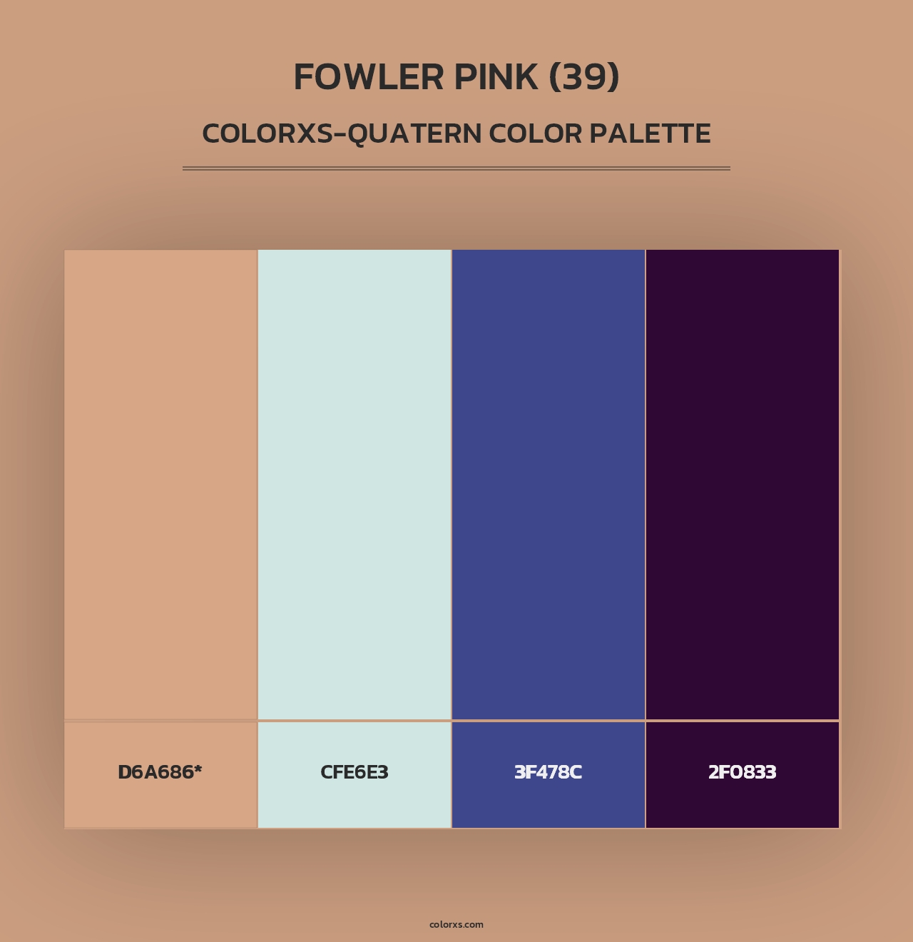 Fowler Pink (39) - Colorxs Quad Palette