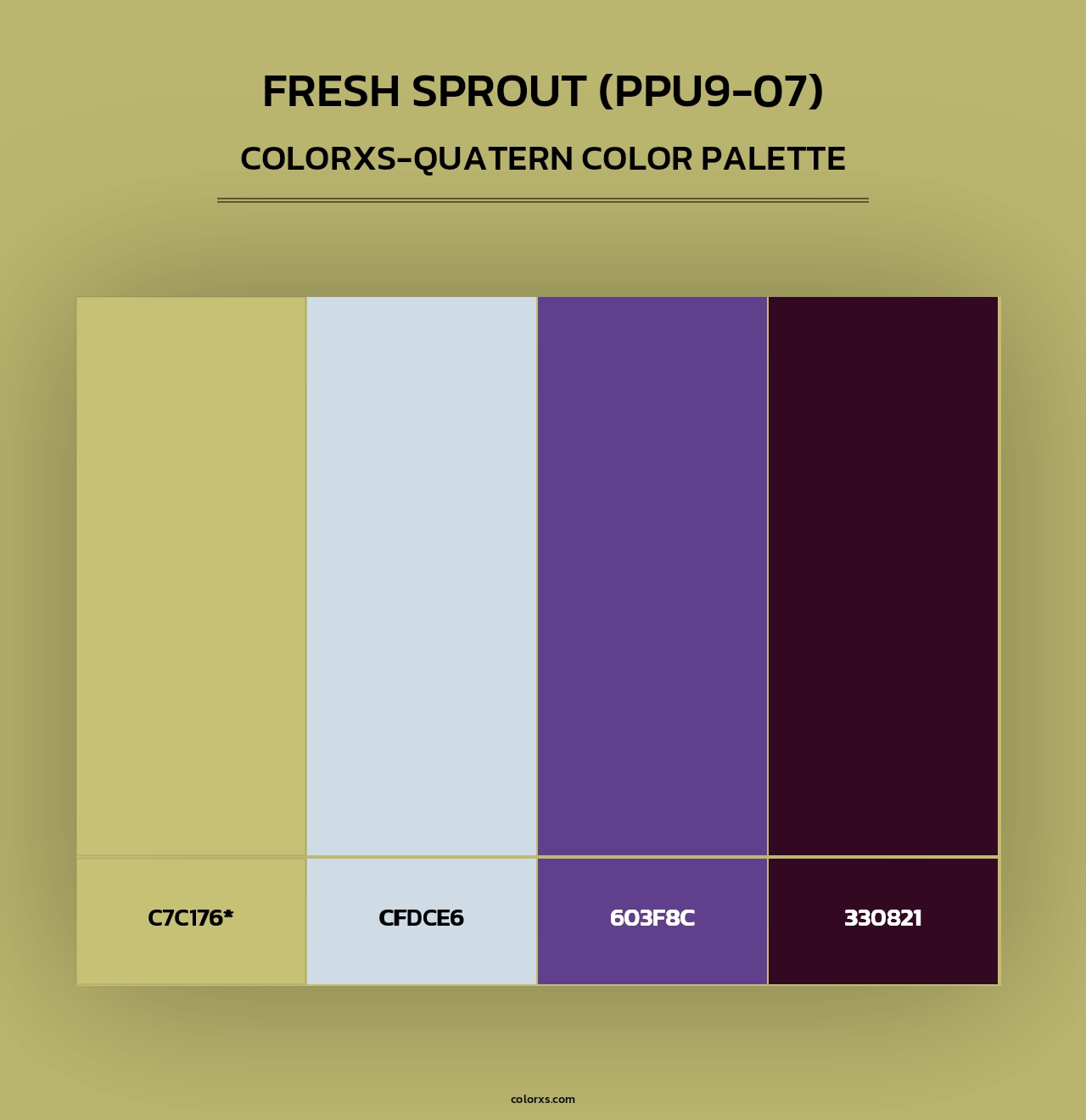Fresh Sprout (PPU9-07) - Colorxs Quad Palette