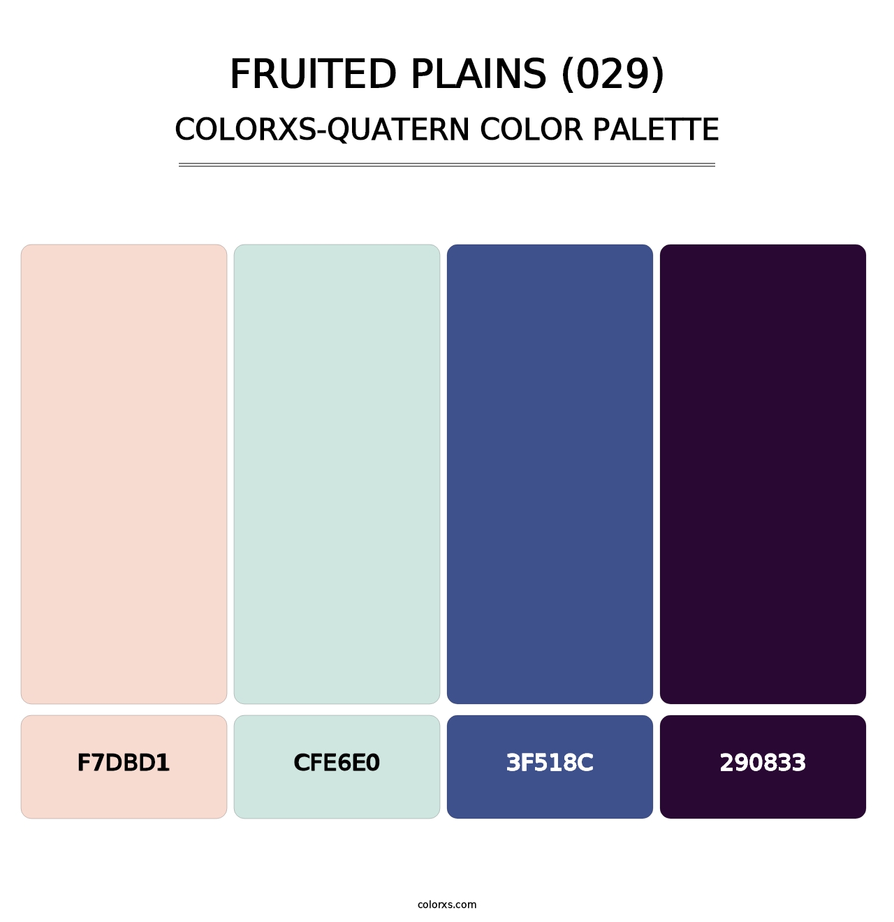 Fruited Plains (029) - Colorxs Quatern Palette