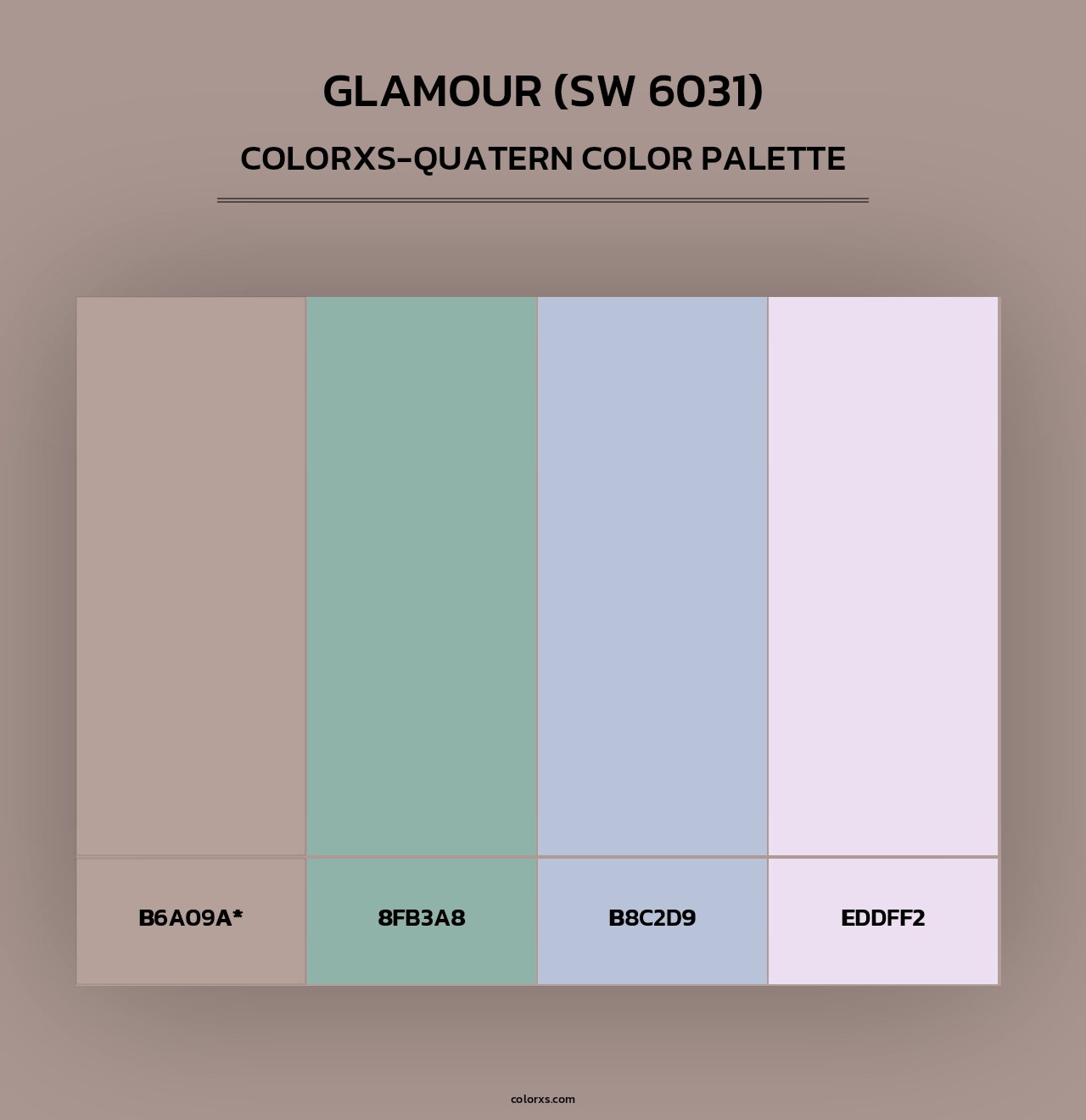 Glamour (SW 6031) - Colorxs Quad Palette