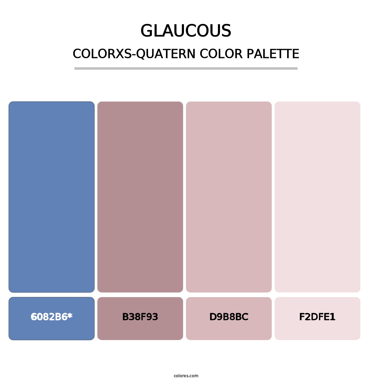 Glaucous - Colorxs Quatern Palette