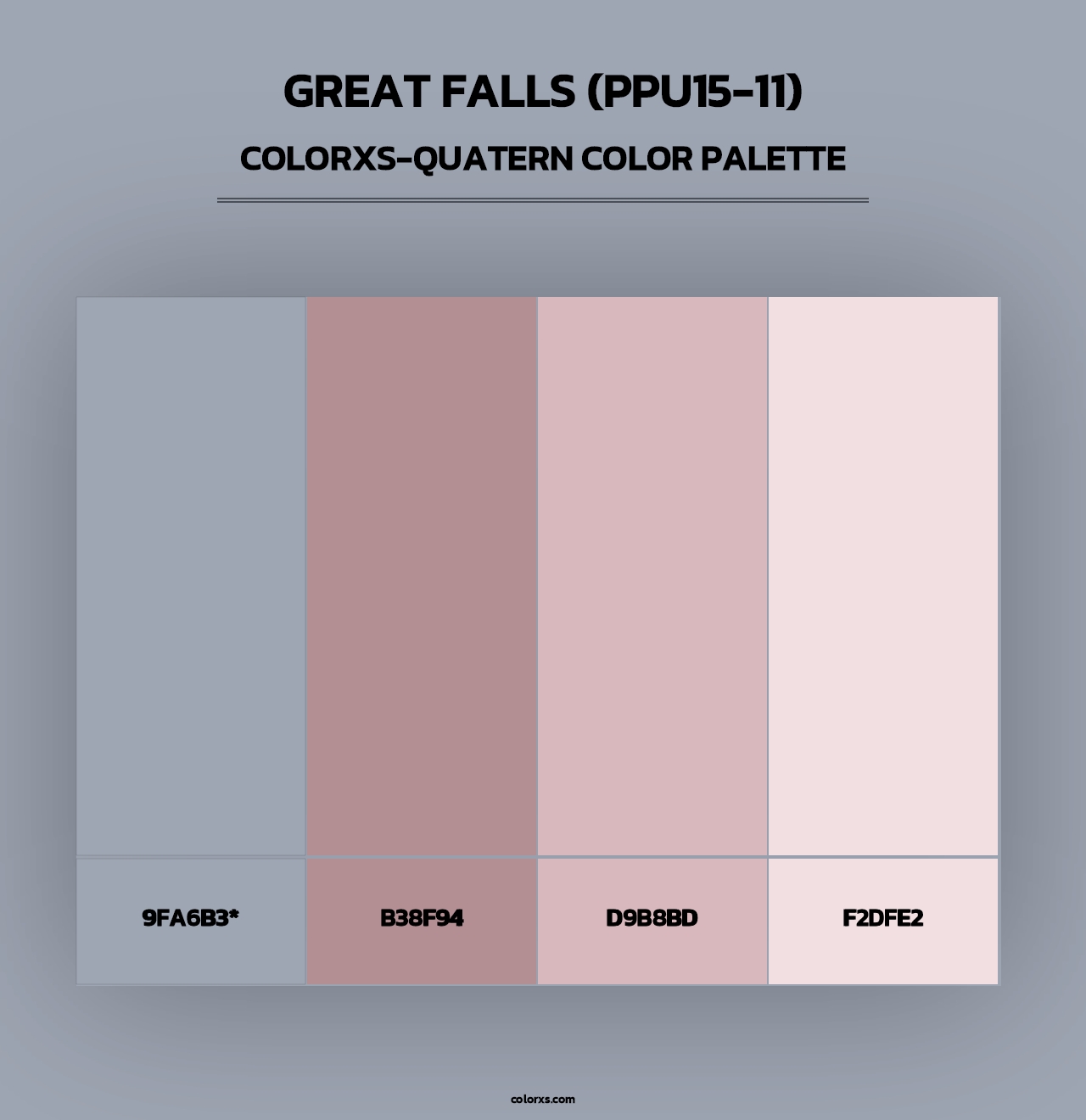 Great Falls (PPU15-11) - Colorxs Quad Palette
