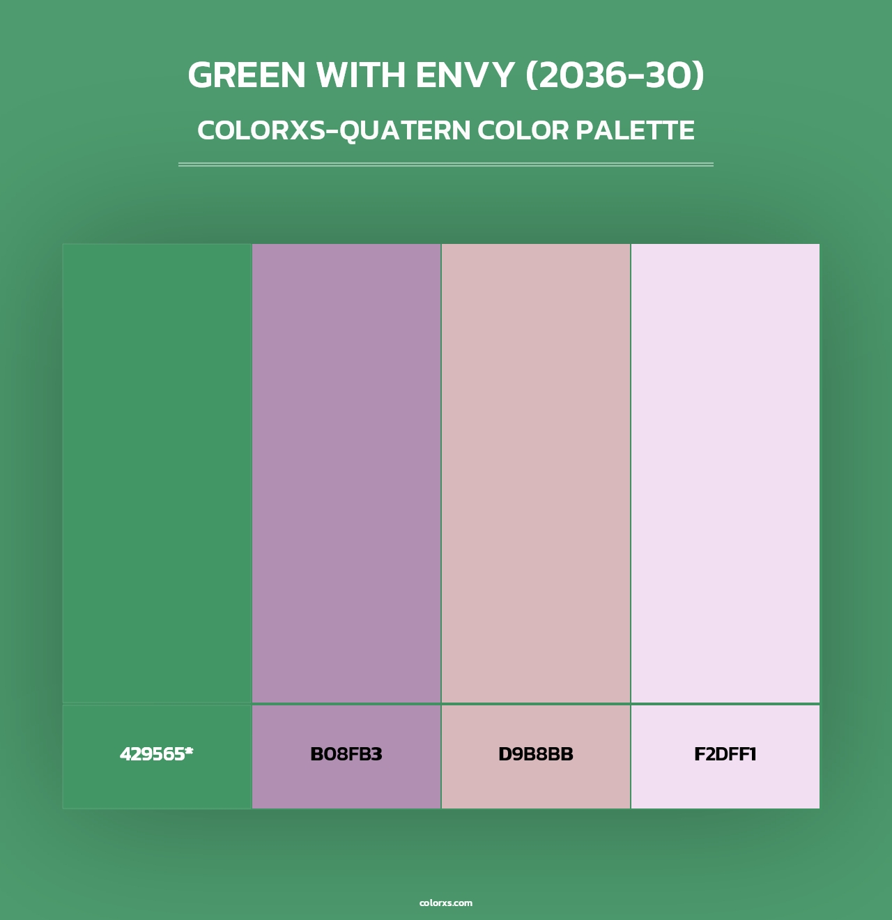 Green with Envy (2036-30) - Colorxs Quad Palette