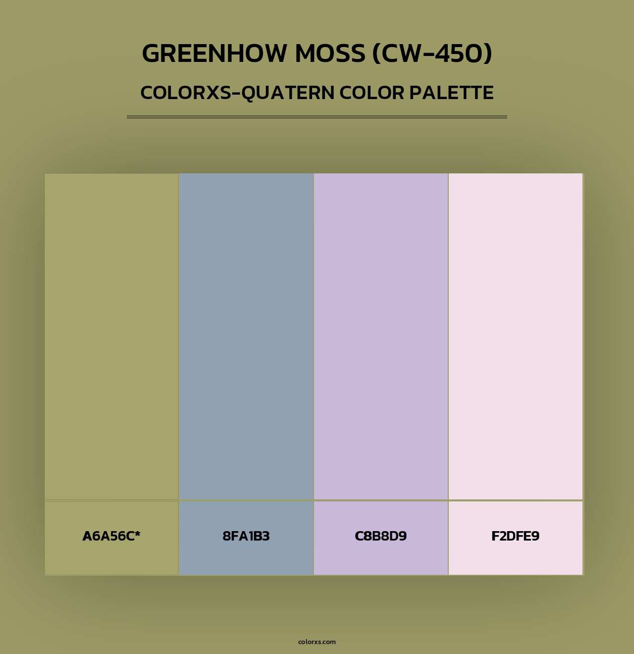 Greenhow Moss (CW-450) - Colorxs Quad Palette
