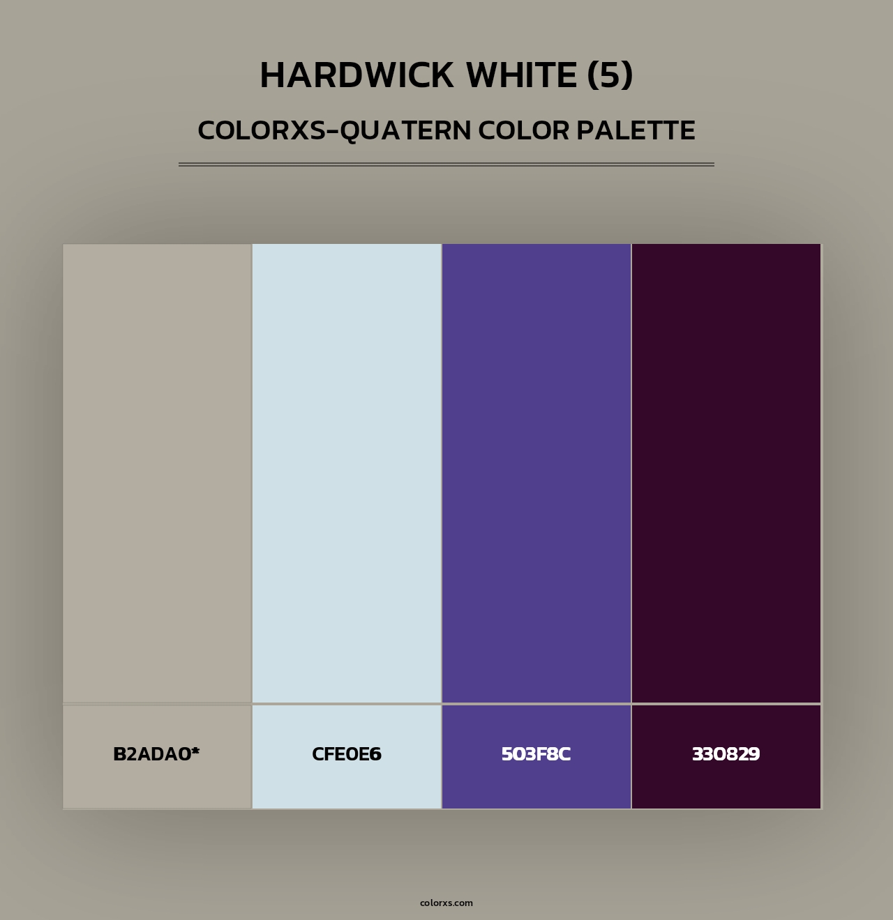 Hardwick White (5) - Colorxs Quad Palette