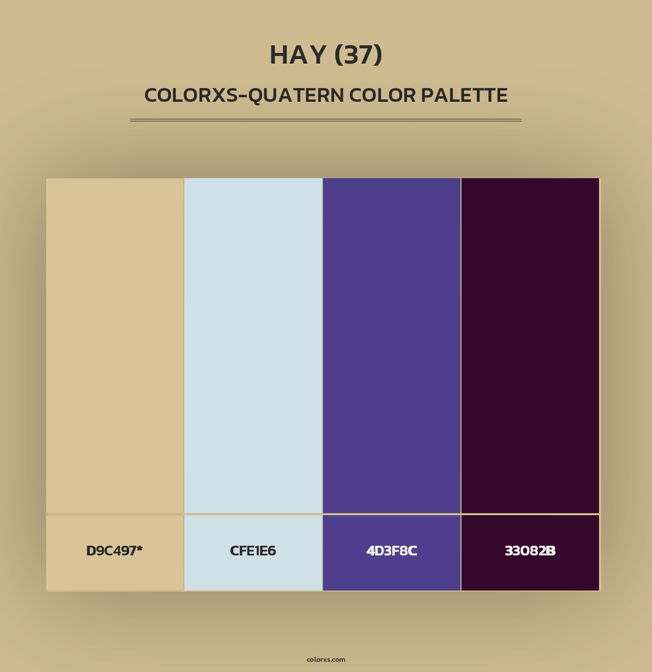 Hay (37) - Colorxs Quad Palette