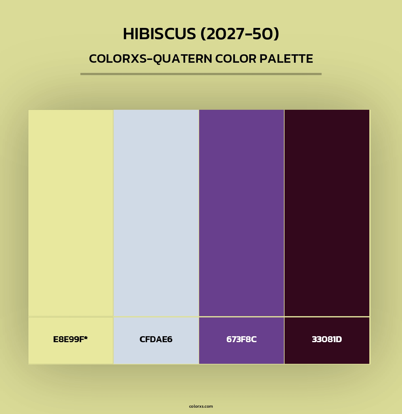 Hibiscus (2027-50) - Colorxs Quad Palette
