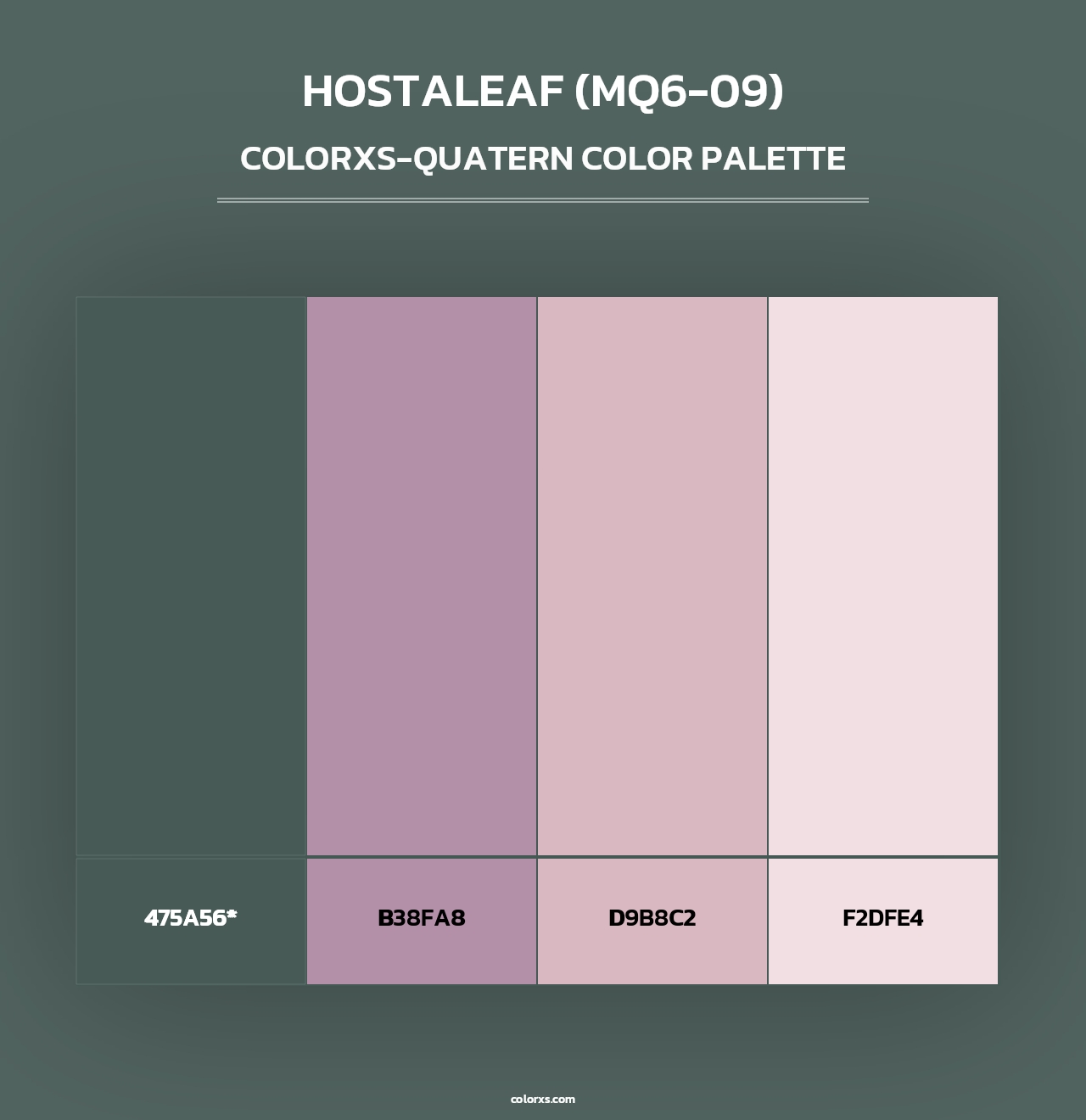 Hostaleaf (MQ6-09) - Colorxs Quad Palette