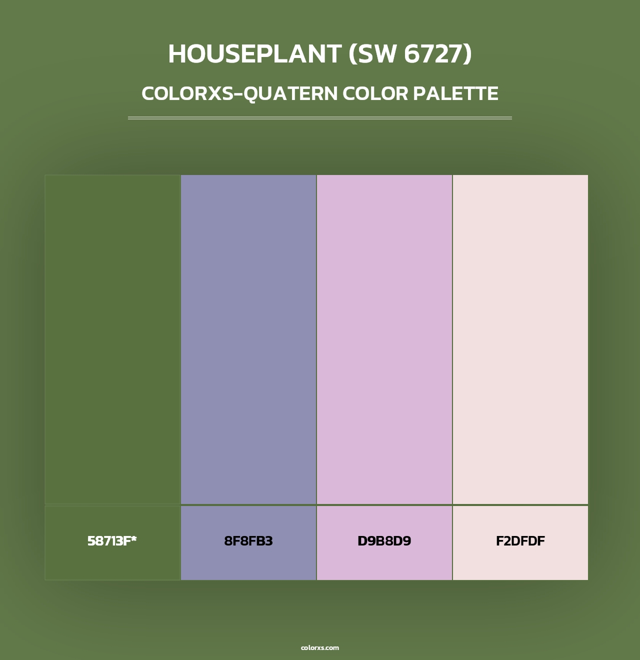 Houseplant (SW 6727) - Colorxs Quad Palette
