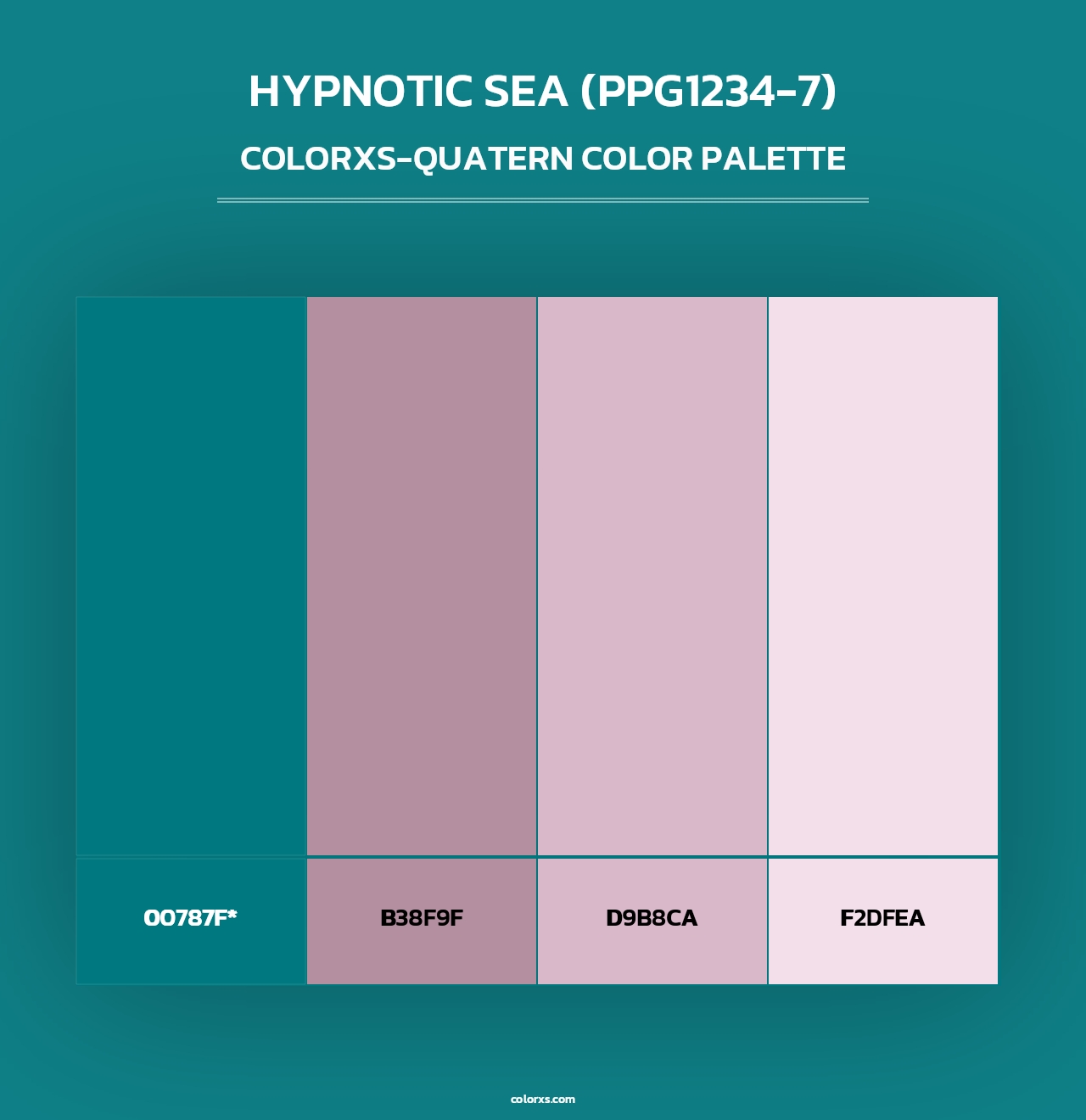 Hypnotic Sea (PPG1234-7) - Colorxs Quad Palette