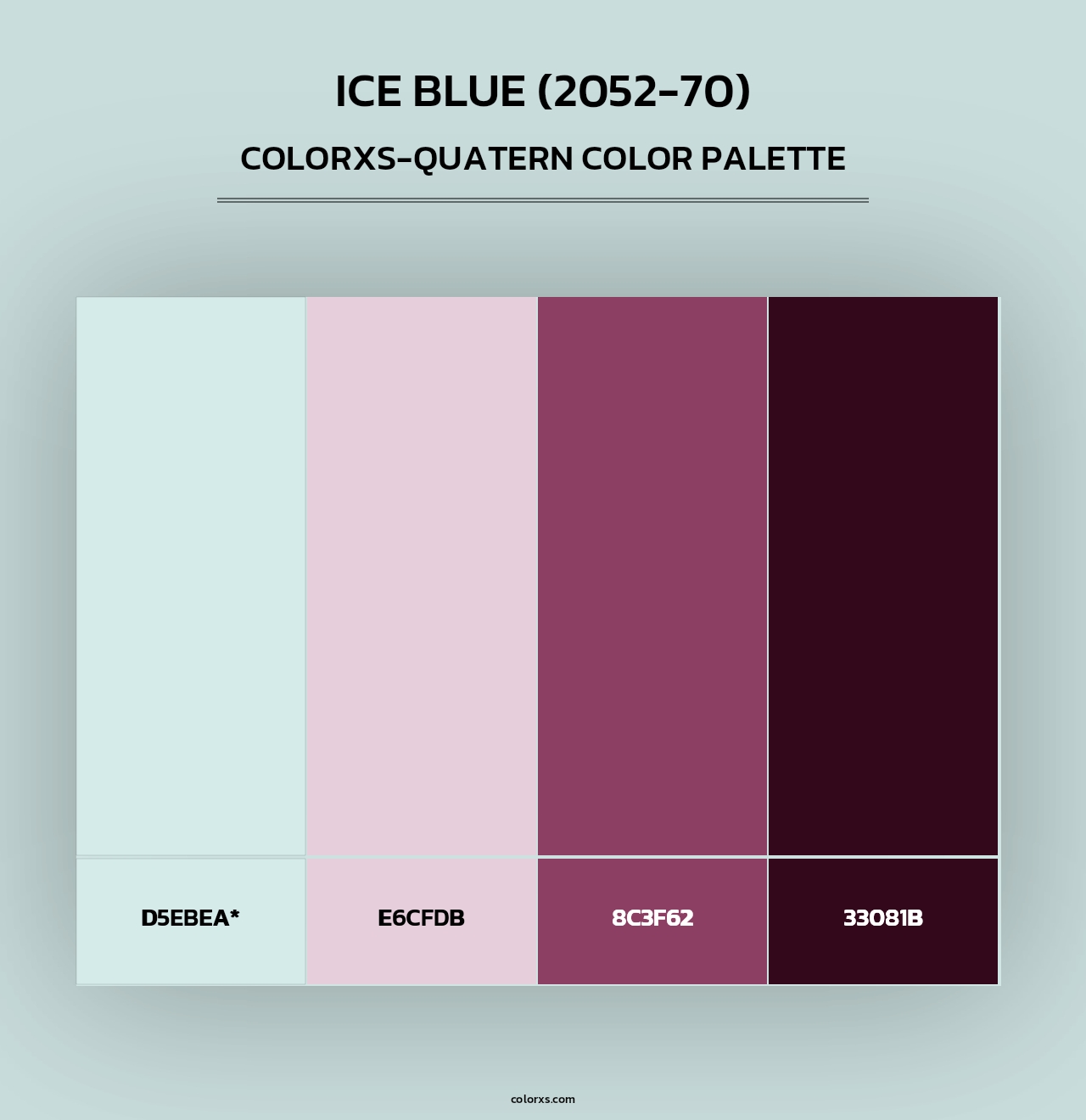 Ice Blue (2052-70) - Colorxs Quad Palette