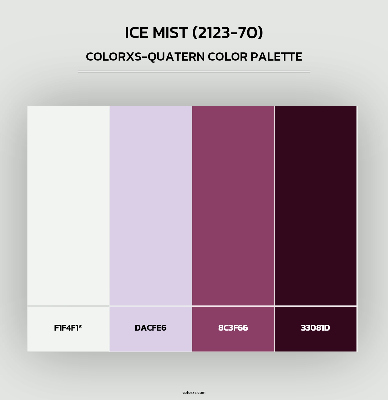 Ice Mist (2123-70) - Colorxs Quad Palette