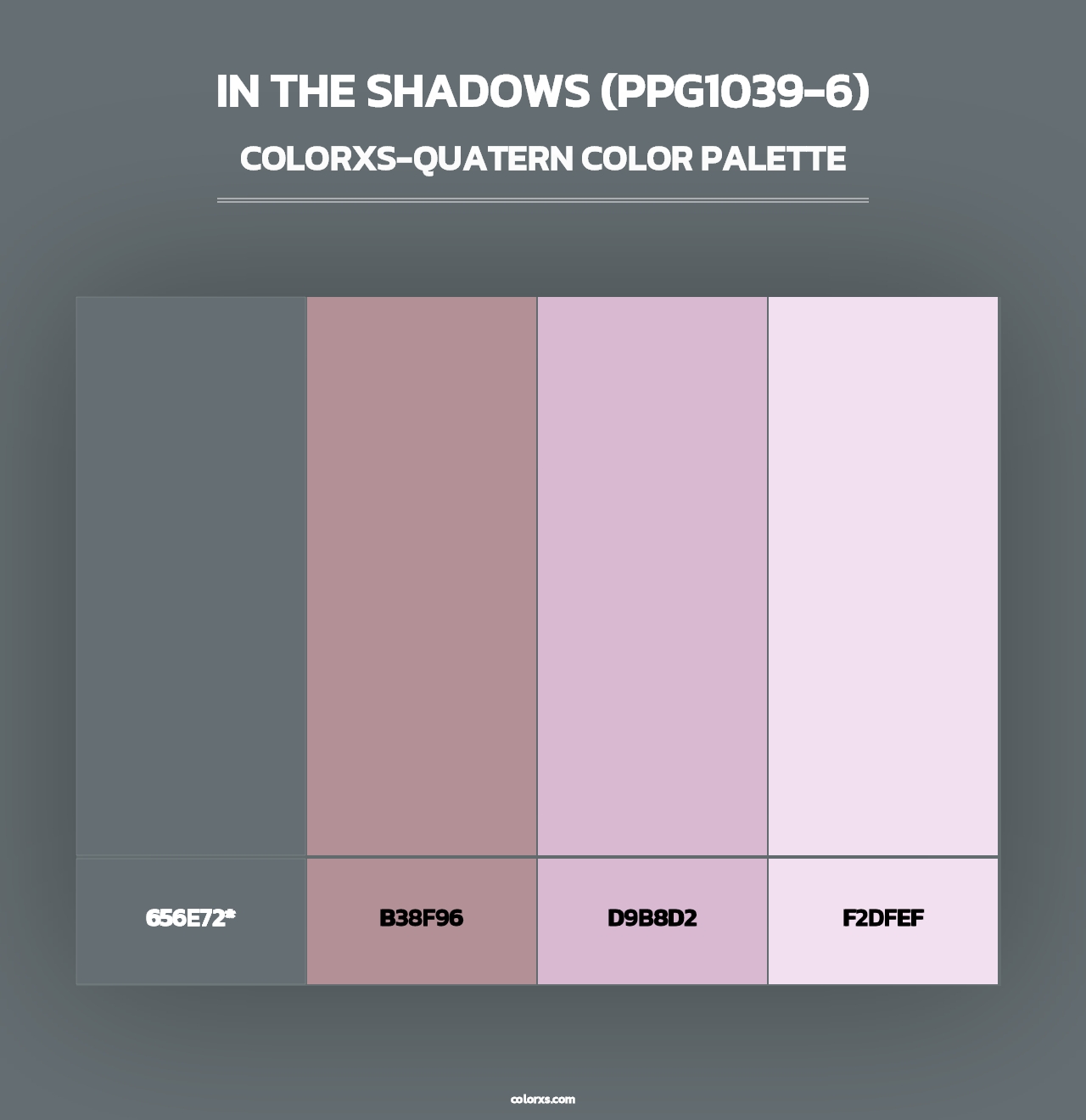 In The Shadows (PPG1039-6) - Colorxs Quad Palette