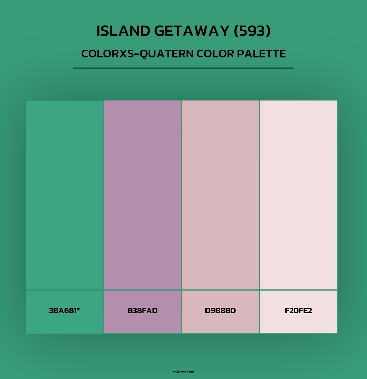 Island Getaway (593) - Colorxs Quad Palette