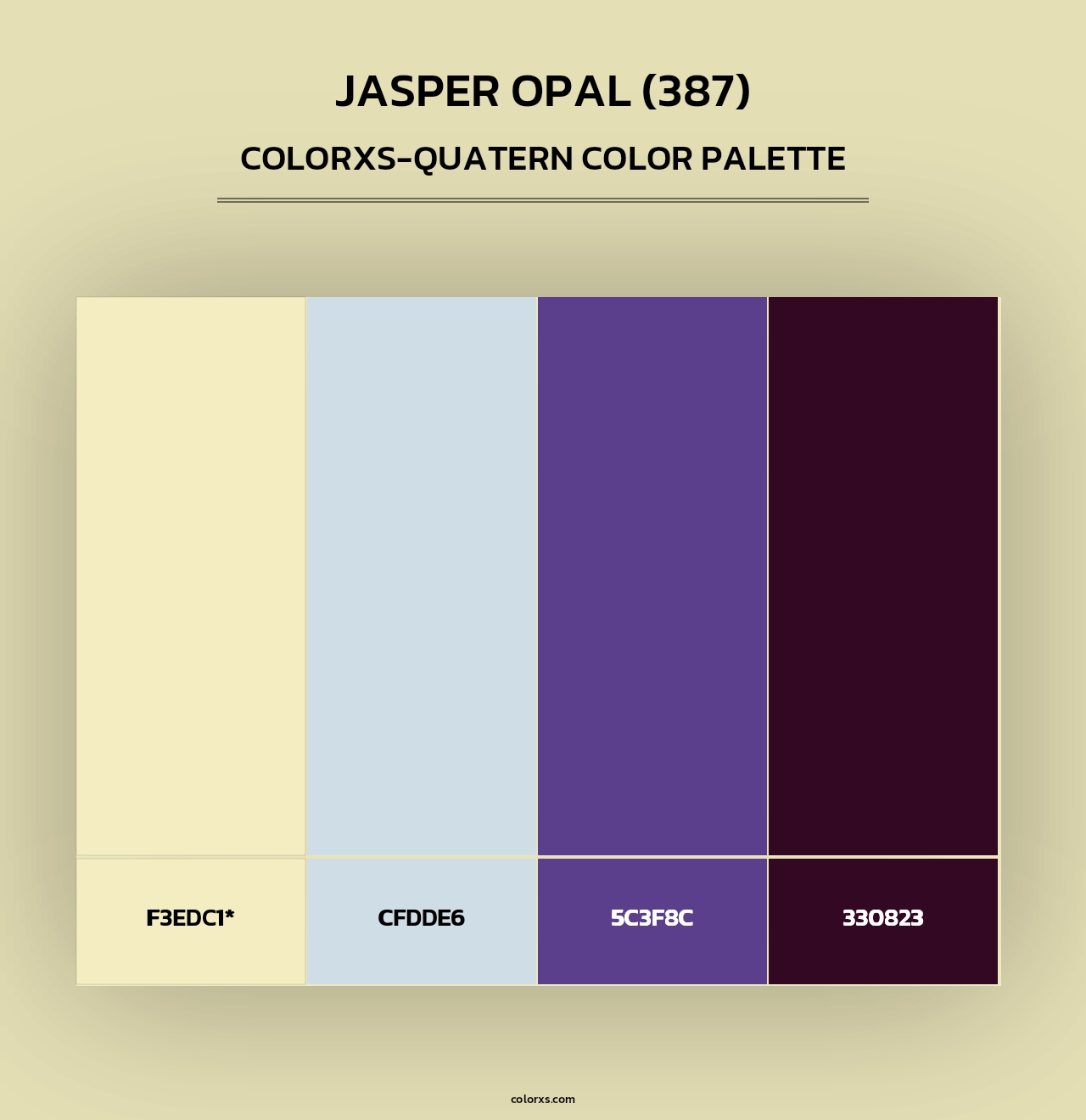 Jasper Opal (387) - Colorxs Quad Palette
