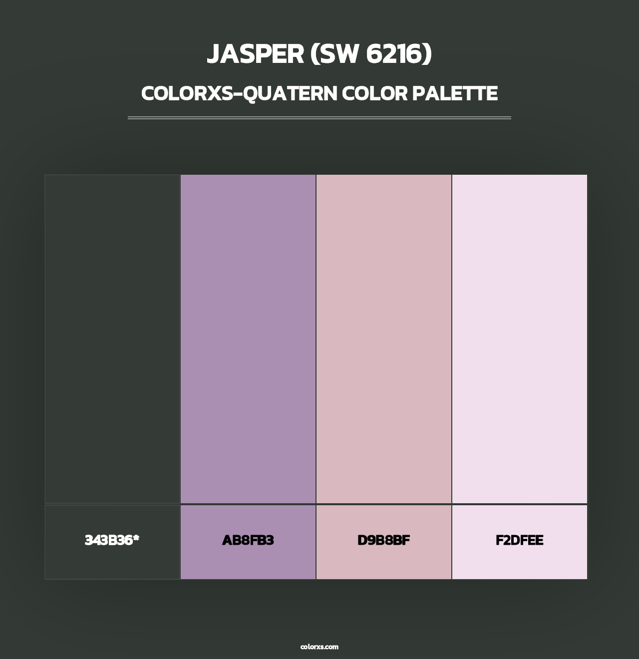 Jasper (SW 6216) - Colorxs Quad Palette