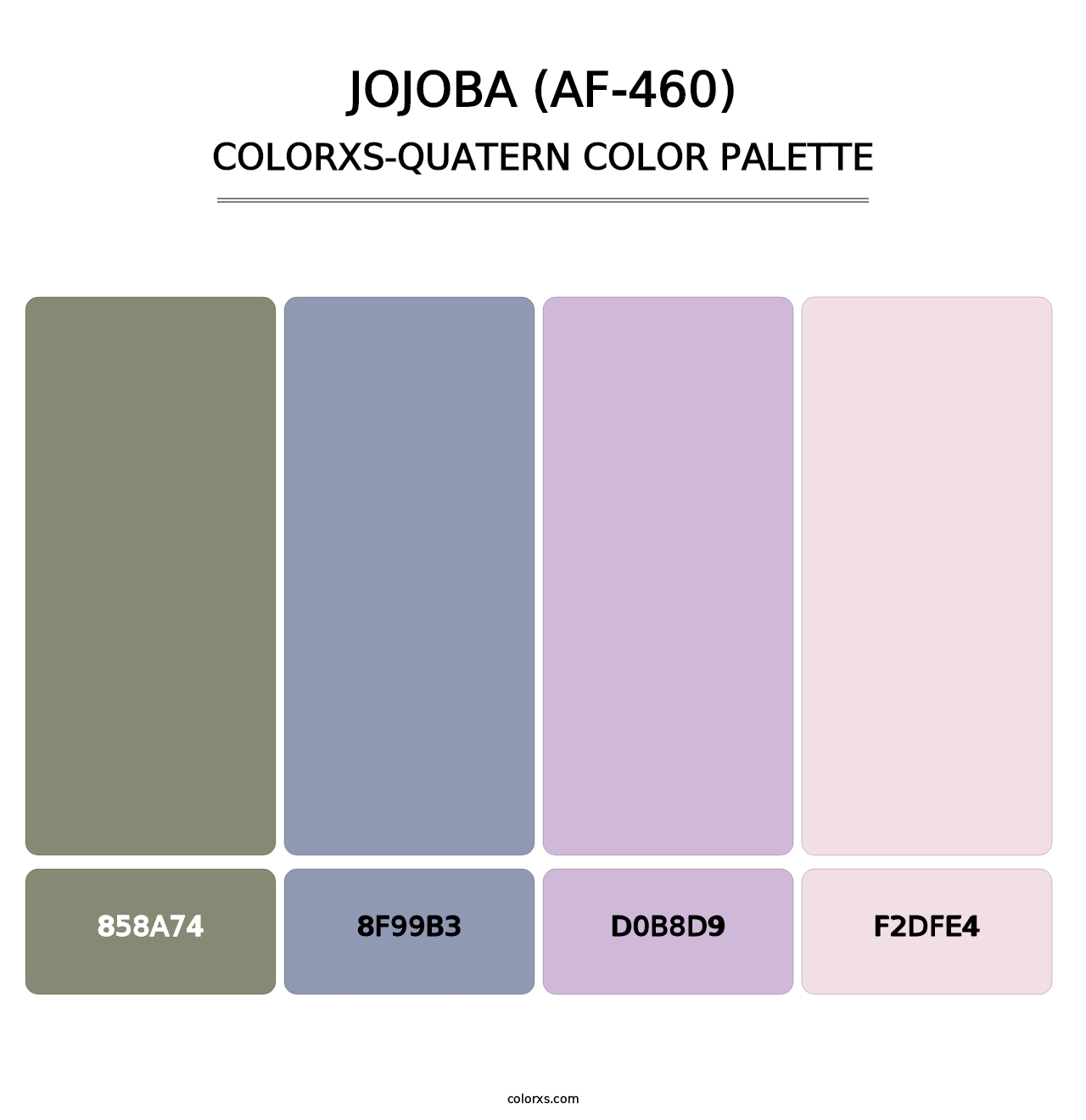Jojoba (AF-460) - Colorxs Quatern Palette