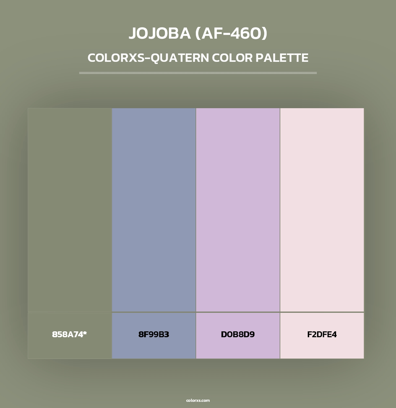 Jojoba (AF-460) - Colorxs Quad Palette