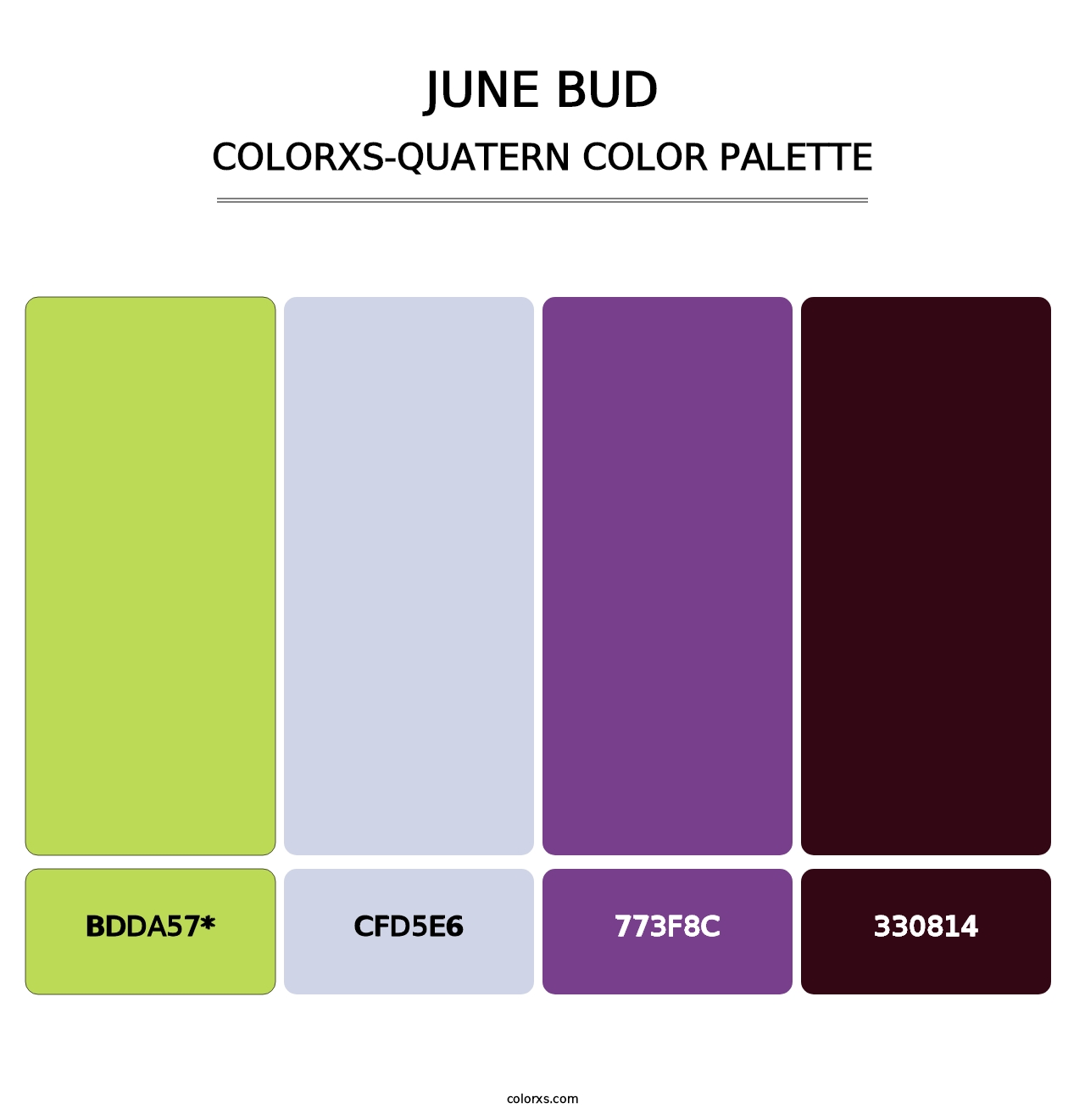 June Bud - Colorxs Quatern Palette