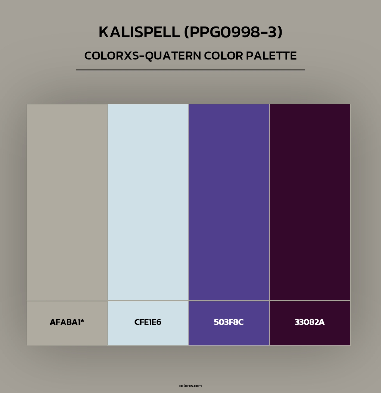 Kalispell (PPG0998-3) - Colorxs Quad Palette