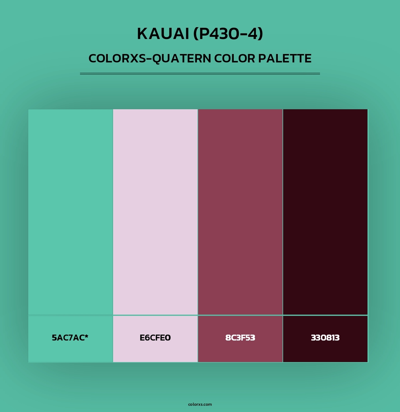 Kauai (P430-4) - Colorxs Quad Palette