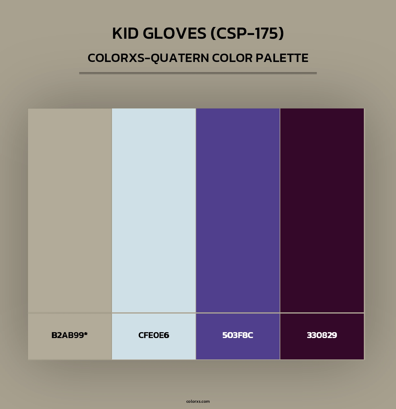 Kid Gloves (CSP-175) - Colorxs Quad Palette
