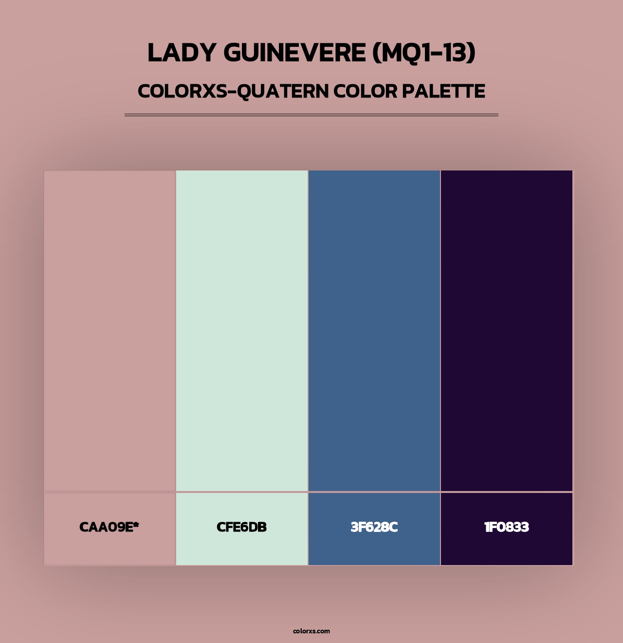 Lady Guinevere (MQ1-13) - Colorxs Quad Palette