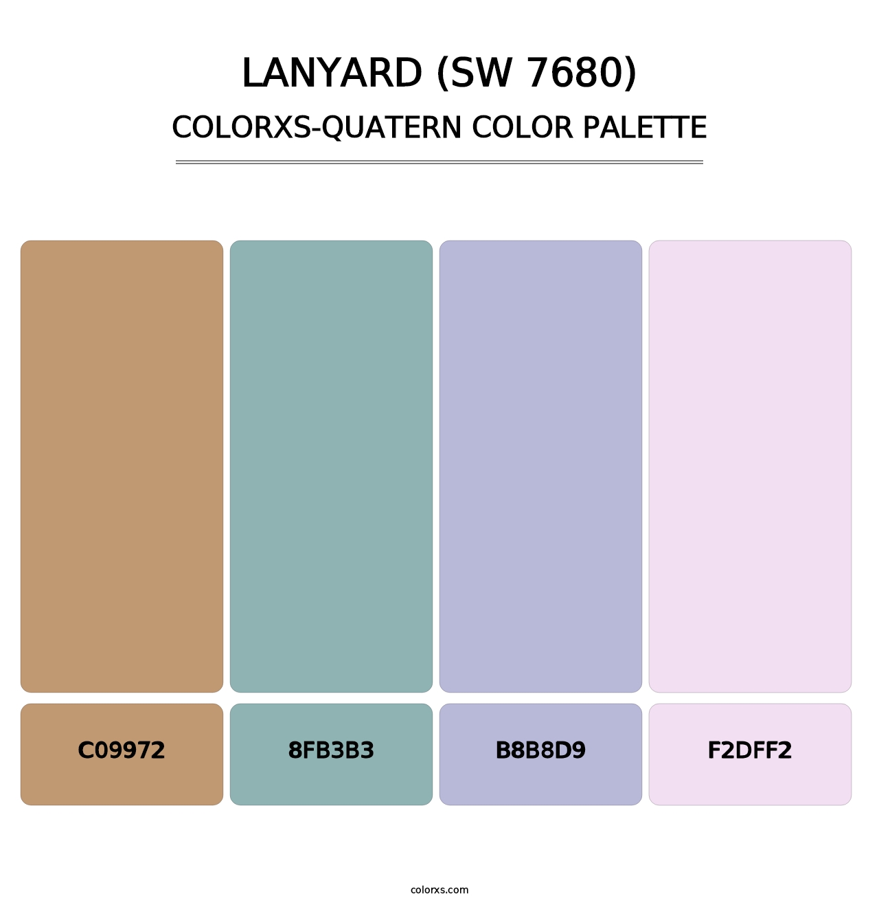 Lanyard (SW 7680) - Colorxs Quatern Palette