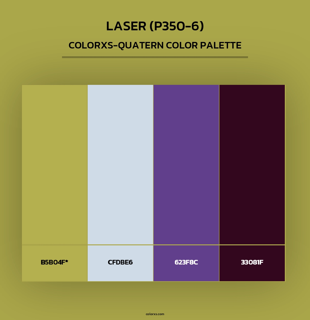 Laser (P350-6) - Colorxs Quad Palette