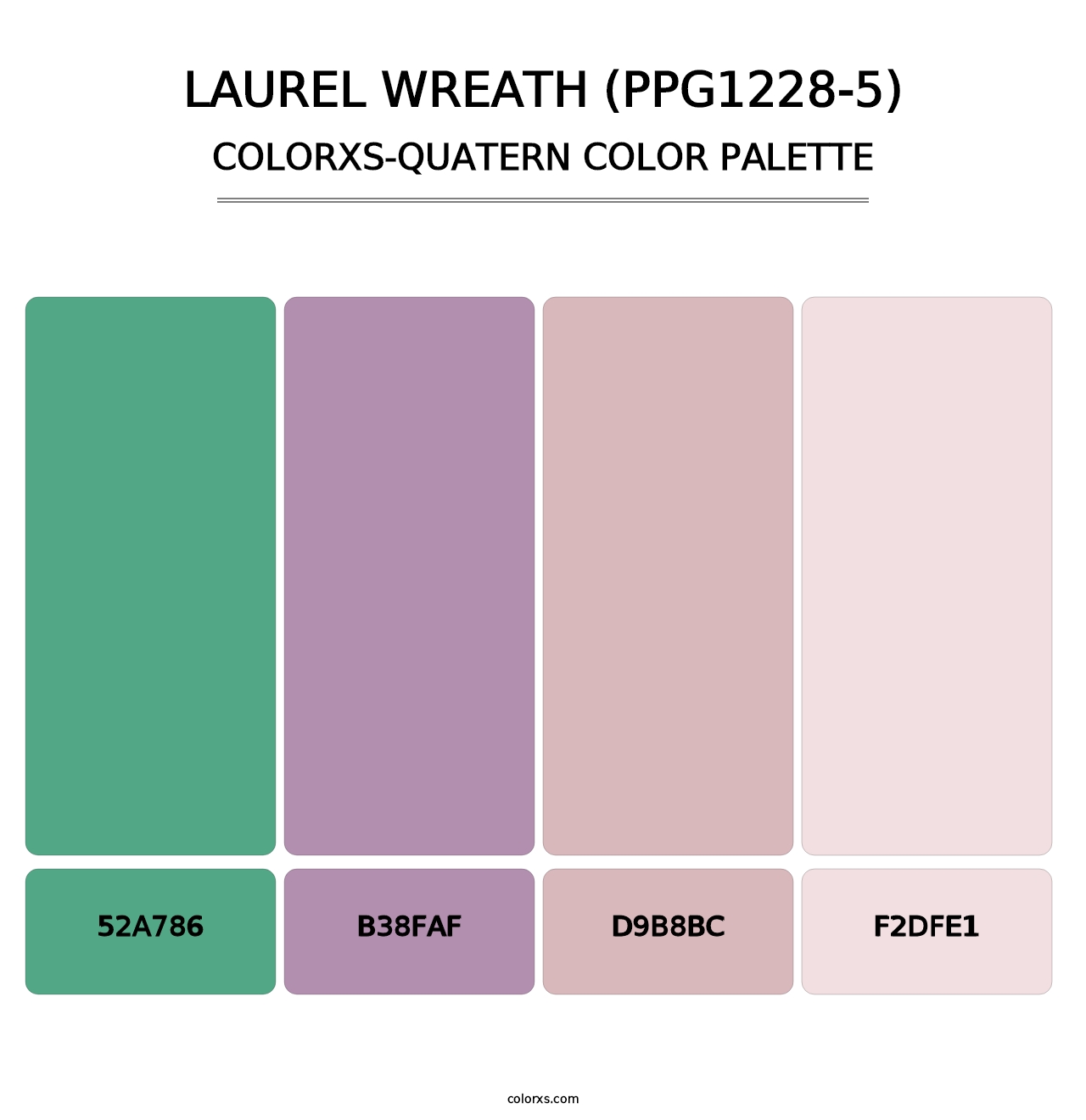 Laurel Wreath (PPG1228-5) - Colorxs Quatern Palette